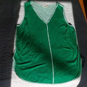 Klide Woven Back Knit Top Sz XL NWOT